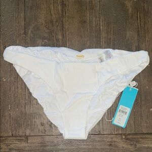 Beach Bunny White Bikini Bottom